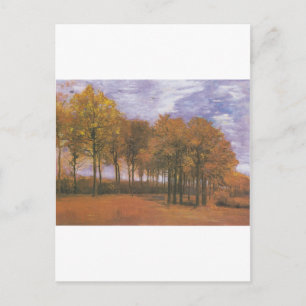 Van Gogh Autumn Fall Tree Leaves Destiny Postcard