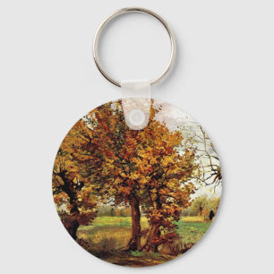Van Gogh - Autumn Landscape With Four Trees Key Ring