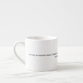 Van Gogh Autumn Quote Decor For Home Espresso Cup