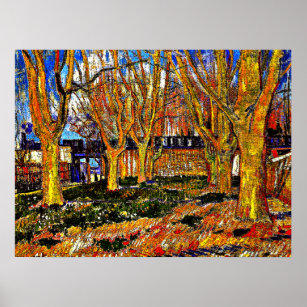 Van Gogh - Avenue of Plane Trees Poster