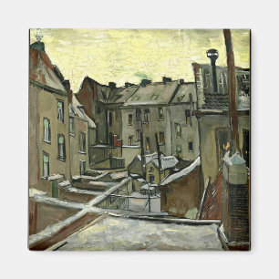 Van Gogh - Backyards in Antwerp Magnet