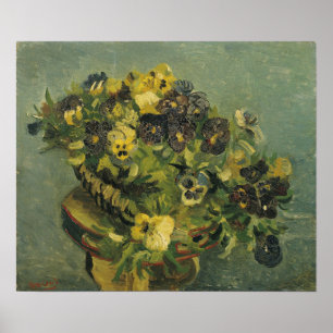 Van Gogh - Basket With Violets Poster