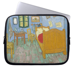 Van Gogh Bedroom in Arles - Classic Yellow & Blue Laptop Sleeve