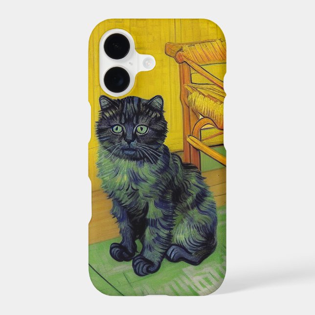 Van Gogh Black Cat (Back)