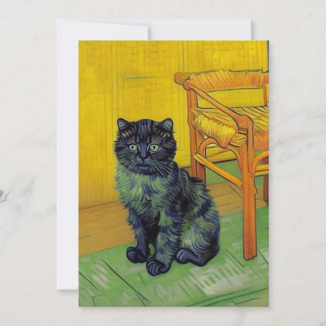 Van Gogh Black Cat Announcement (Front)