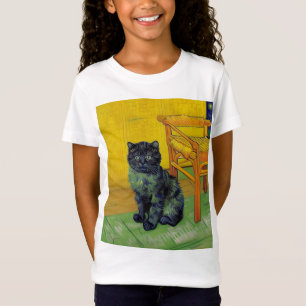 Van Gogh Black Cat T-Shirt