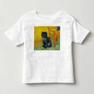 Van Gogh Black Cat Toddler T-Shirt