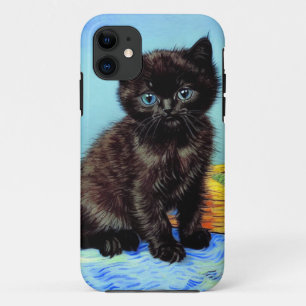 Van Gogh Black Kitten with Yarn Case-Mate iPhone Case