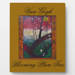 Van Gogh Blooming Plum Tree Plaque