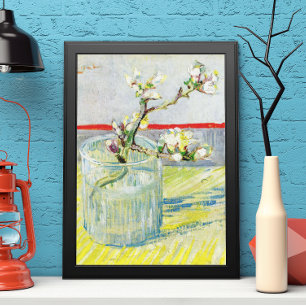 Van Gogh Blossoming Almond Branch in a Glass Poster
