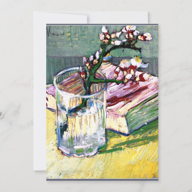 Van Gogh - Blossoming Almond Branch with a Book (Front)