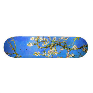 Van Gogh: Blossoming Almond Tree Branches Skateboard