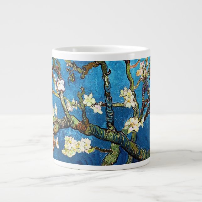 Van Gogh Blossoming Almond Tree Fine Art Large Coffee Mug (Front)