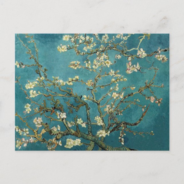Van Gogh - Blossoming Almond Tree Postcard (Front)