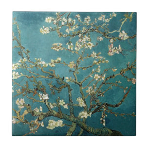 Van Gogh - Blossoming Almond Tree Tile