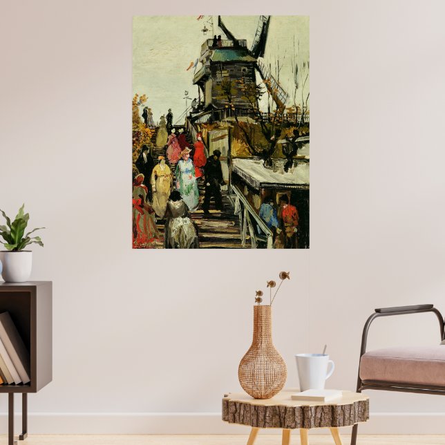 Van Gogh - Blute-Fin Mill Poster (Living Room 3)