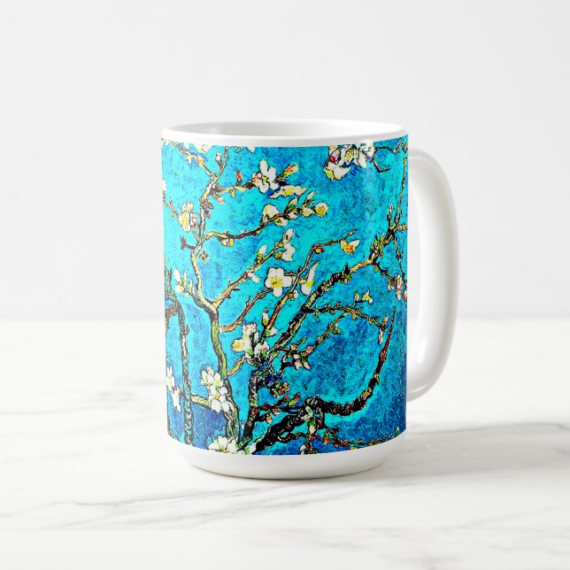 Van Gogh - Branches with Almond Blossom Coffee Mug (Front Right)