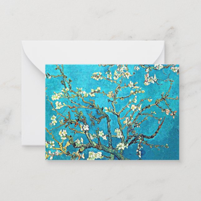 Van Gogh - Branches with Almond Blossoms Card (Front)