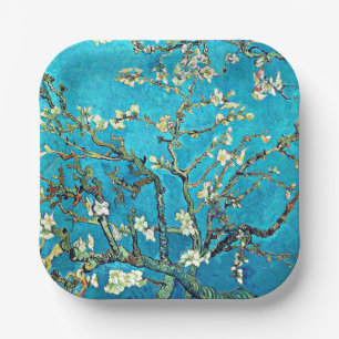 Van Gogh - Branches with Almond Blossoms Paper Plate