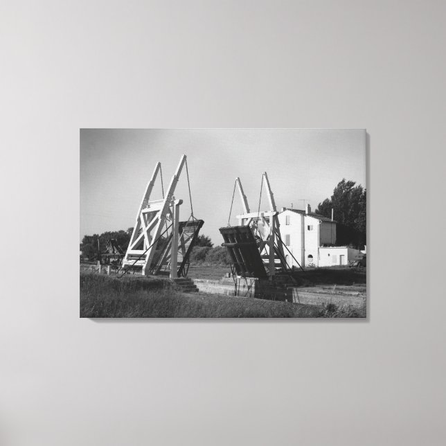 Van Gogh Bridge, Arles, c.1850-1960 Canvas Print (Front)