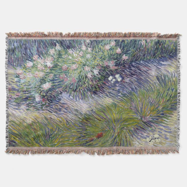 Van Gogh Butterflies Throw Blanket (Front)
