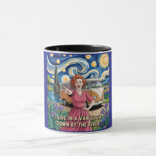 Van Gogh by the River – Artistic Boho , Funny Mug