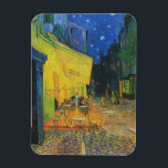 Van Gogh | Cafe Terrace at Night | 1888 Magnet<br><div class="desc">“Cafe Terrace at Night” was completed by Vincent Van Gogh in 1888.</div>