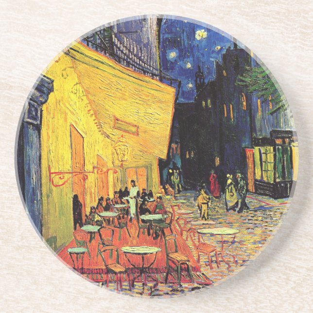 Van Gogh Cafe Terrace At Night Coaster (Front)