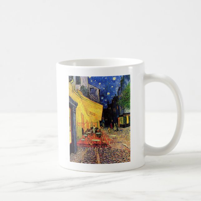 Van Gogh Cafe Terrace At Night Coffee Mug (Right)