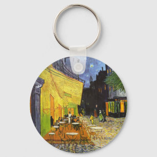 Van Gogh Cafe Terrace at Night Key Ring