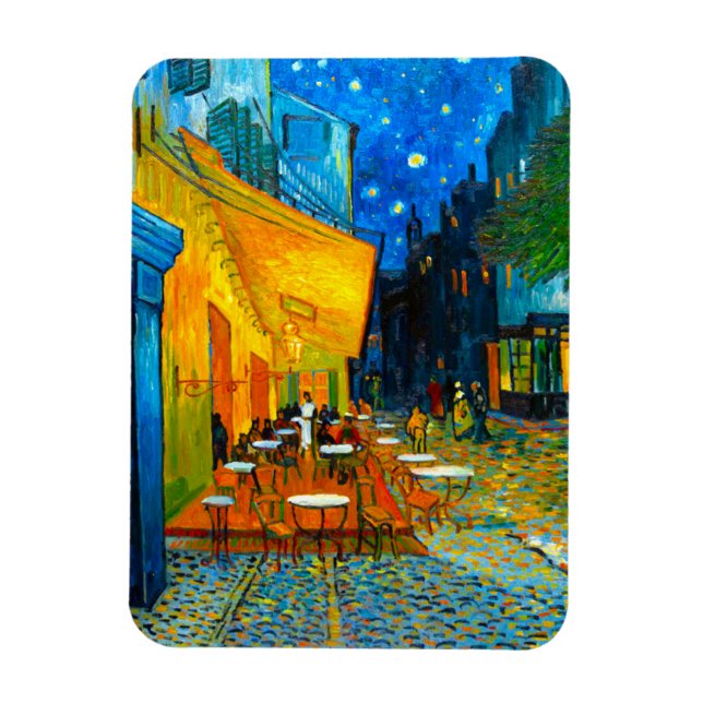 Van Gogh Café Terrace at Night Magnet (Vertical)