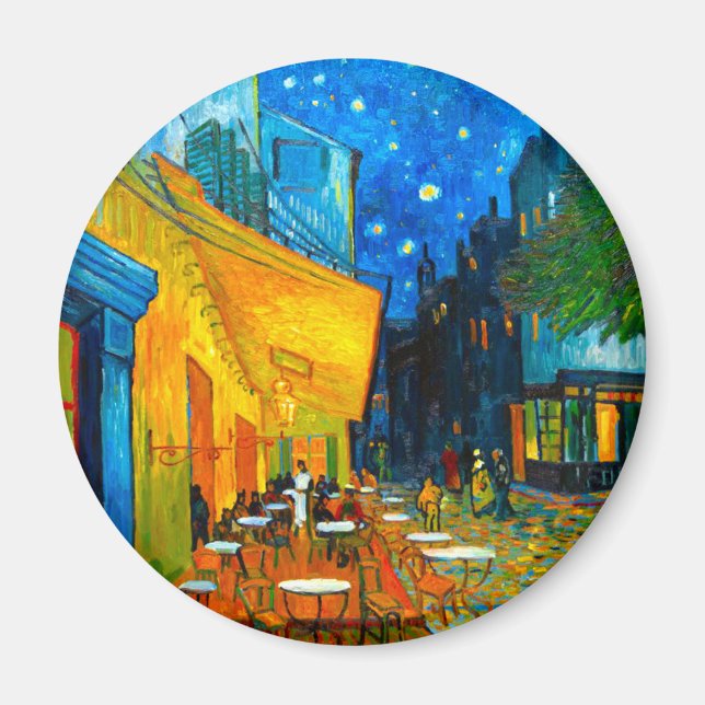 Van Gogh Café Terrace at Night Magnet (Front)