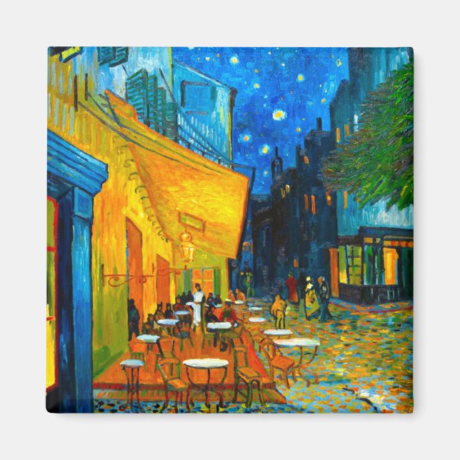 Van Gogh Café Terrace at Night Magnet (Front)