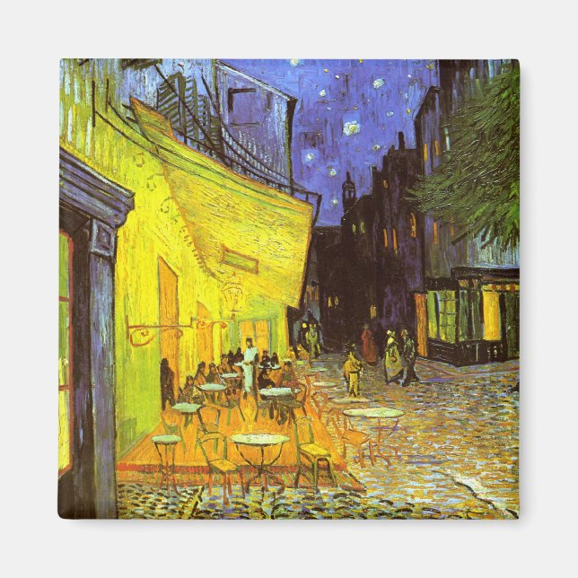 Van Gogh: Cafe Terrace at Night Magnet (Front)
