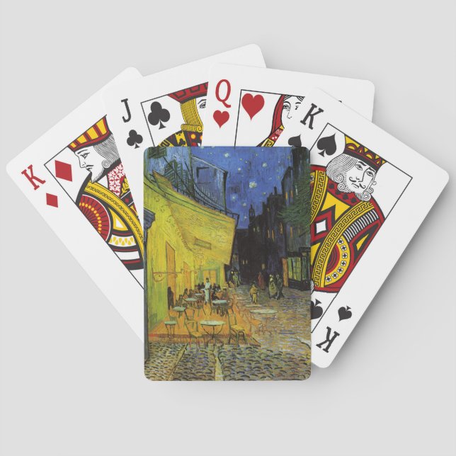 Van Gogh; Cafe Terrace at Night Playing Cards (Back)
