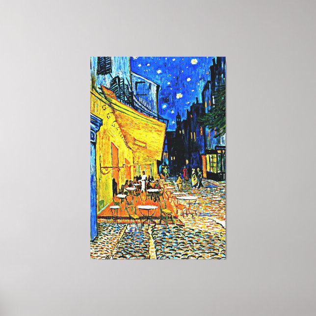 Van Gogh - Cafe Terrace Canvas Print (Front)