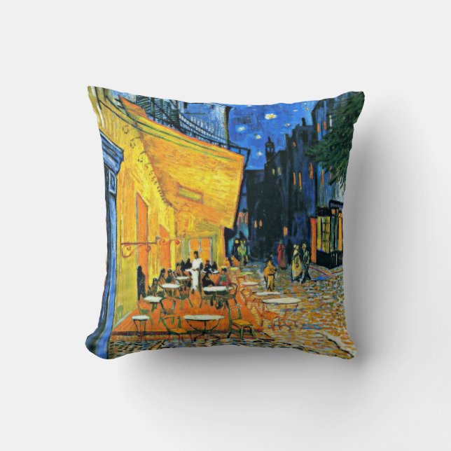 Van Gogh - Cafe Terrace Cushion (Front)