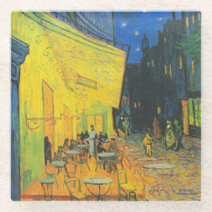 Van Gogh Cafe Terrace French Street Scene Glass Coaster