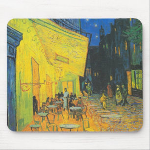 Van Gogh Cafe Terrace French Street Scene Mouse Pad