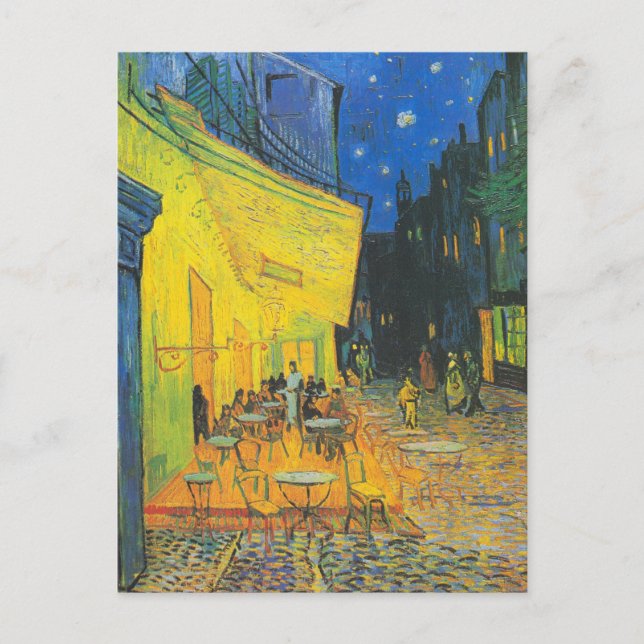 Van Gogh Cafe Terrace French Street Scene Postcard (Front)