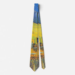 Van Gogh Cafe Terrace French Street Scene Tie