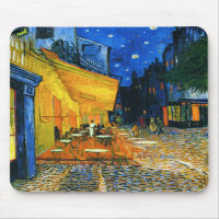 Van Gogh Café Terrace Mouse Pad