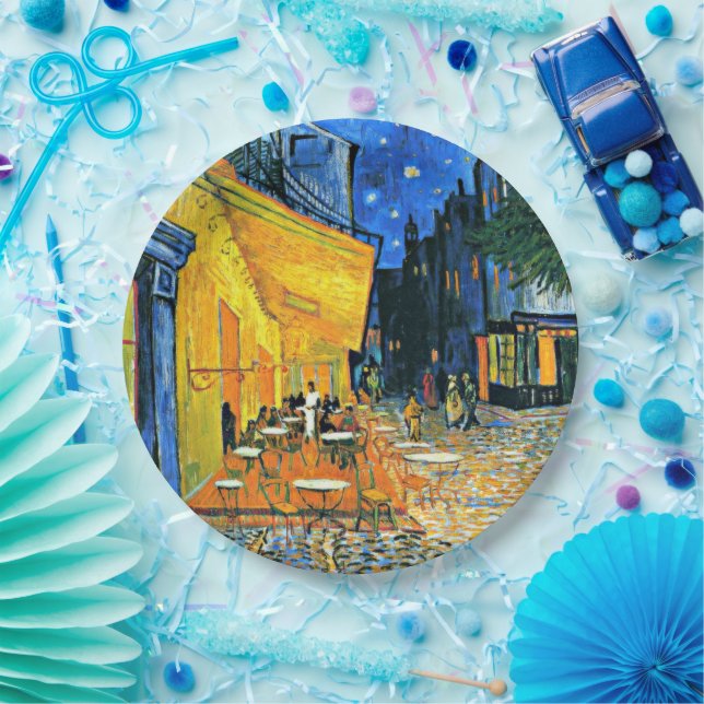 Van Gogh - Cafe Terrace, Paper Plate (Party)