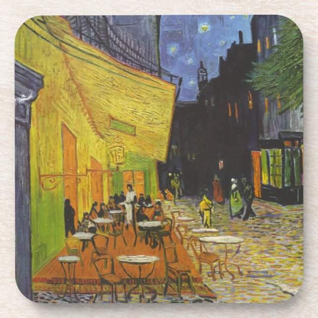 Van Gogh Cafe Terrace Post-Impressionist Coaster (Front)