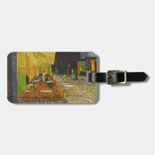 Van Gogh Cafe Terrace Post-Impressionist Luggage Tag