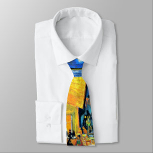Van Gogh - Cafe Terrace Tie