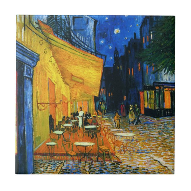 Van Gogh Café Terrace Tile (Front)