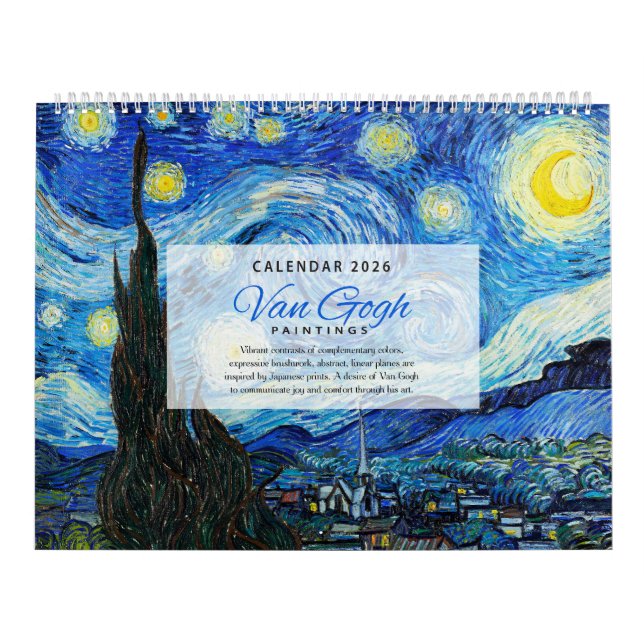 Van Gogh Calendar 2026- Impressionism (Cover)