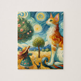 Van Gogh Cat    Jigsaw Puzzle