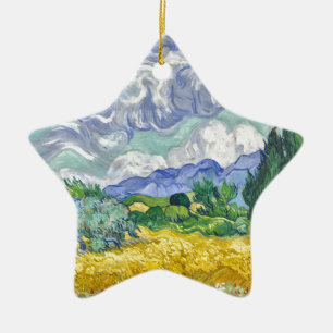 Van gogh ceramic tree decoration